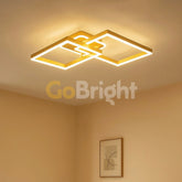 Lustra LED cu Telecomanda Azele 3 Tipuri de Lumini 160W Auriu